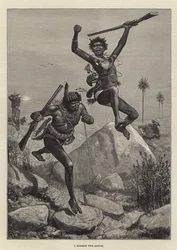 Ein Scharmützel mit Kaffern